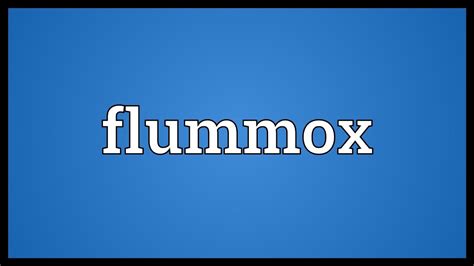 Flummox Meaning - YouTube