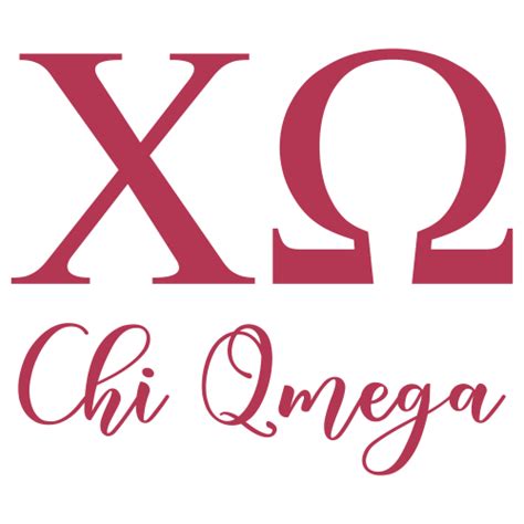 Chi Omega Letter Logo SVG | Chi Omega vector File | Chi Omega ...