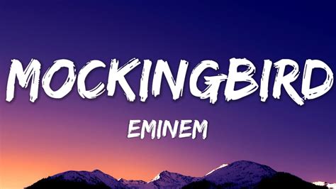 Eminem - Mockingbird (Lyrics) Chords - Chordify