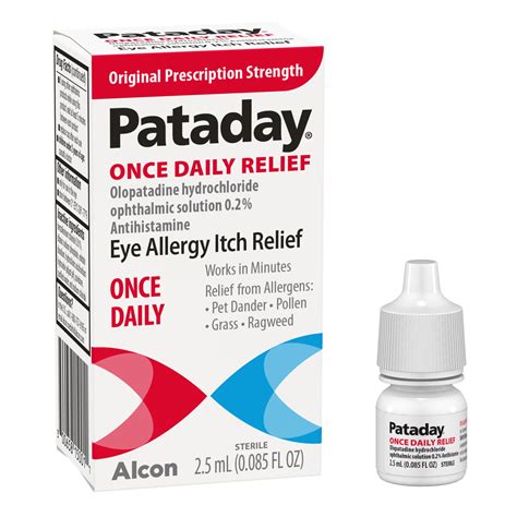 Pataday Once Daily Eye Care Allergy Relief Eye Drops, 2.5 ml - Walmart.com