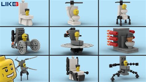 Skibidi Toilet LEGO : Building ALL TOILET ARMY #2 (Tutorial) - YouTube