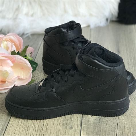 Nike | Shoes | Nike Air Force 7 Mid Black Black W Authentic | Poshmark