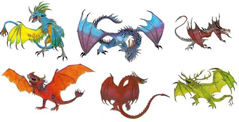 wyvern breeds by alexaAnime1 on DeviantArt