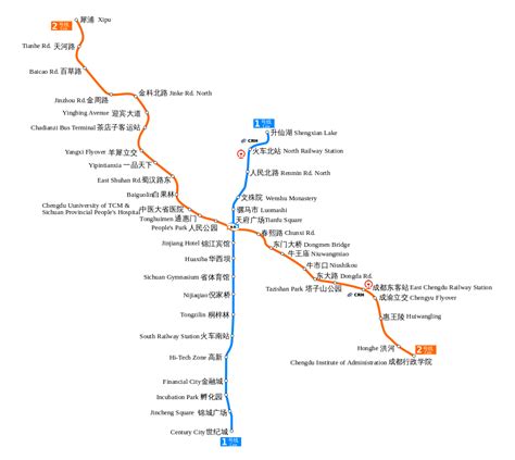 Useful Chengdu Subway(Metro) Maps - Sichuan Travel Guide