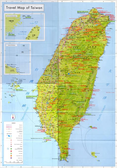 Maps of Taiwan | Detailed map of Taiwan in English | Tourist map of ...