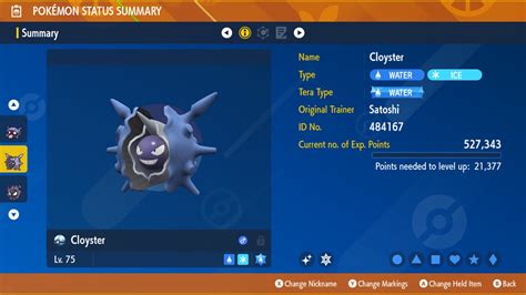 Shiny Cloyster 6IV Pokémon Scarlet Violet - Etsy