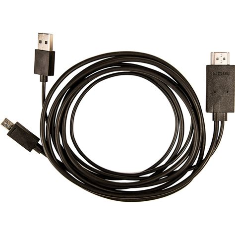 11 Pin Micro USB to HDMI Built-in MHL Adapter with 6 inch HDMI Cable ...