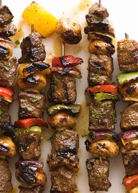 Marinated Beef Kabobs | RecipeTin Eats