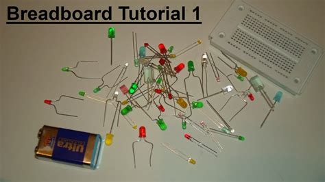 Breadboard Tutorial 1 - einfache LED Schaltung - YouTube