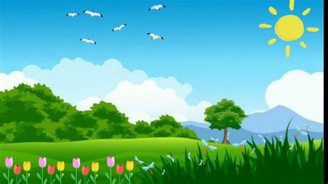 Background Animasi Pemandangan Alam Kartun Disney - IMAGESEE