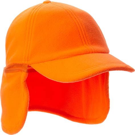 Amazon.com : Hot Headz Polarex Hunting Cap with Ear Flaps, Orange, One ...