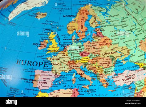 Europe map countries hi-res stock photography and images - Alamy