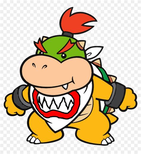 Bowser Koopa Jr Art - Mario Bros Bowser Jr, HD Png Download - 808x841 ...