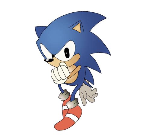 “Sonic 2 Japanese inspired art doing a Sonic Adventure inspired pose ...