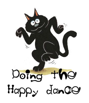 Funny Cat Animated Happy Dance GIF | GIFDB.com