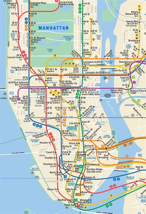 Mapa Metro Nova York