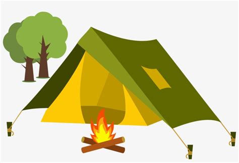 Free Stock Cartoon Camping Clip Art Set Up A - Camping Clip Art ...