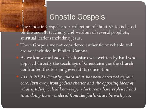 PPT - Gnosticism PowerPoint Presentation, free download - ID:2211425