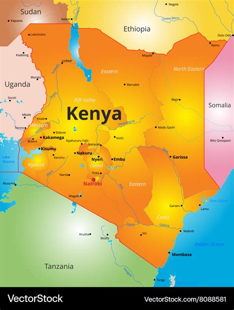 Kenya Map Clip Art