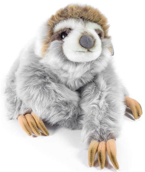 Siggy the Threetoed Sloth Baby | 12 Inch Large Madagascar Sloth Stuffed ...