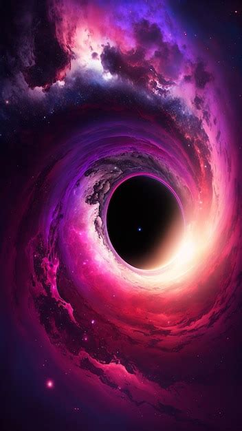 Premium Photo | Black hole wallpaper, colorful black role, wallpaper galaxy