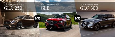 2019 Mercedes-Benz GLA vs 2020 GLB vs 2020 GLC