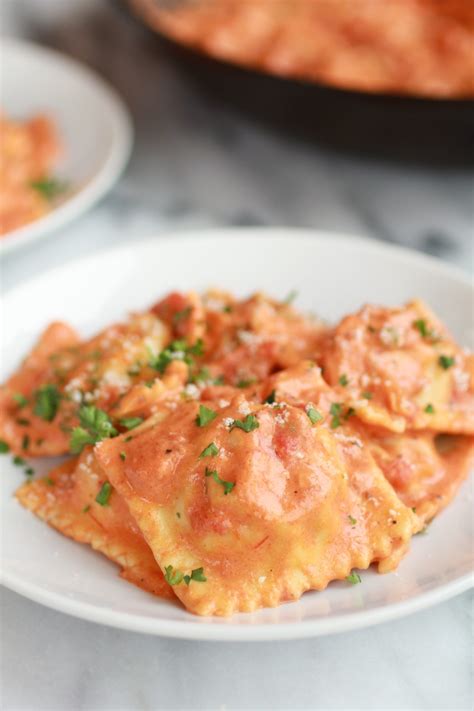 Crazy Deliciousness: Lobster Ravioli in Tomato Cream Sauce with Shrimp