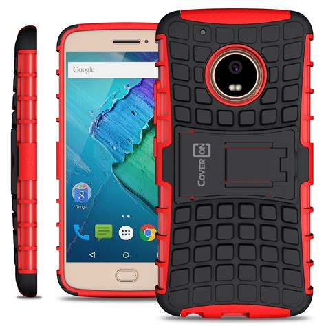 For Motorola Moto G5 Plus / Moto X 2017 Case Hard Protective Kickstand ...