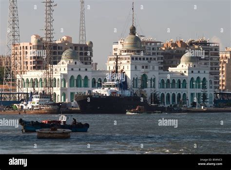 Egypt Port Said Suez Canal Authority house Stock Photo - Alamy