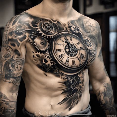 66 Clock Tattoo Ideas Created With AI | artAIstry