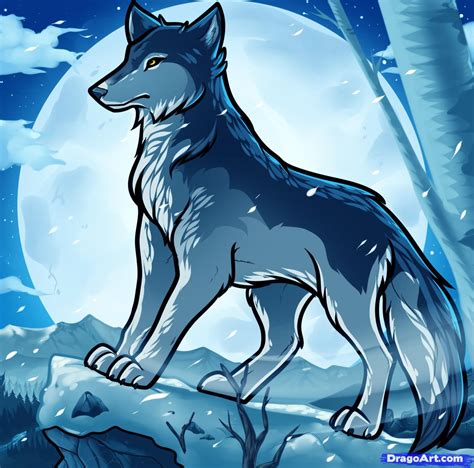 Cute Wolf Pup Drawing at GetDrawings | Free download