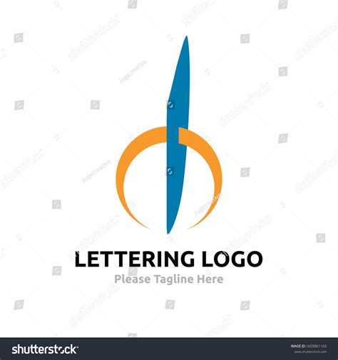 Lettering Alif Vector Arabic Lettering Logo Stock Vector (Royalty Free ...