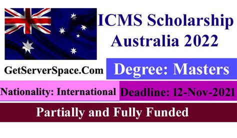 ICMS Fully & Partially Funded Scholarship Australia 2022