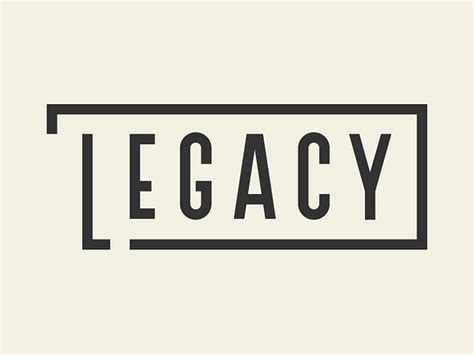 Legacy Logo by Andrew Sexton on Dribbble