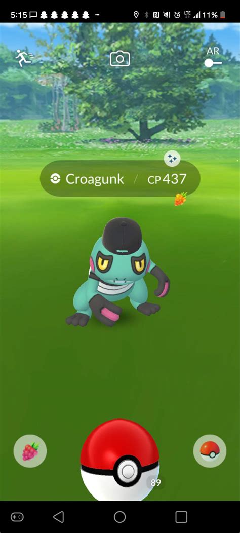 Shiny Croagunk | Pokemon GO Amino