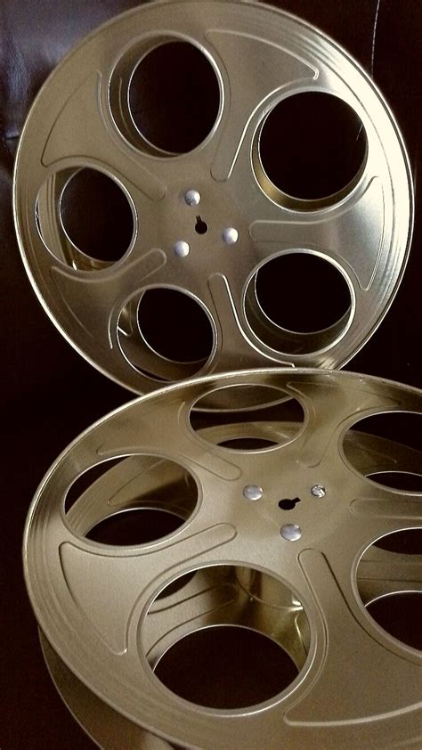 gold movie reels for centerpiece décor for an "Old Hollywood" themed ...