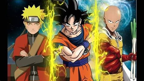 Saitama, Naruto Uzumaki y Kakaroto/Son Goku | Anime dragon ball, Anime ...