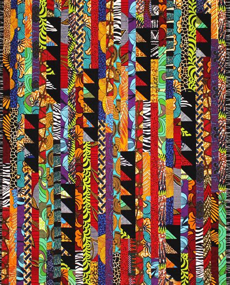 African Wax Fabric Quilts | African american quilts, African quilts ...