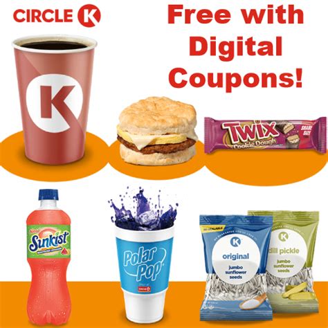 Circle K Digital Coupons : Free Coffee, Candy Bar, Breakfast Sandwich ...