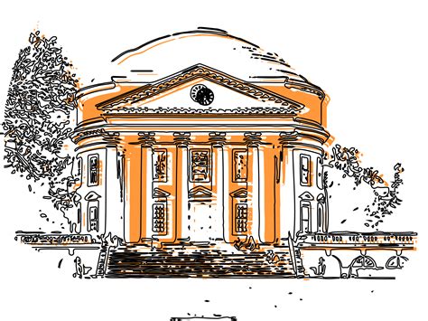 UVa Rotunda by Blake Anderson on Dribbble