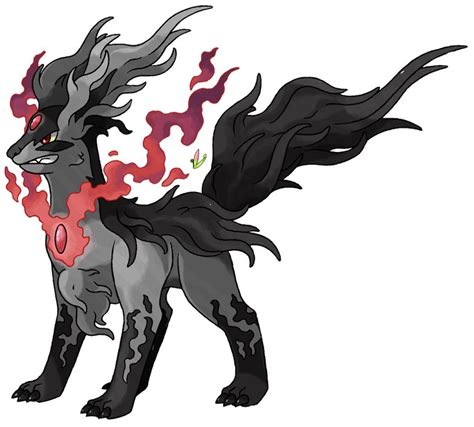 Mega Mightyena Y (Dark/Ghost) | Mega evolution pokemon, Mega evolution ...