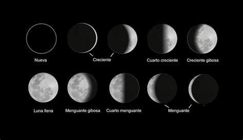 Fases de la Luna - Información y Características - Geografía