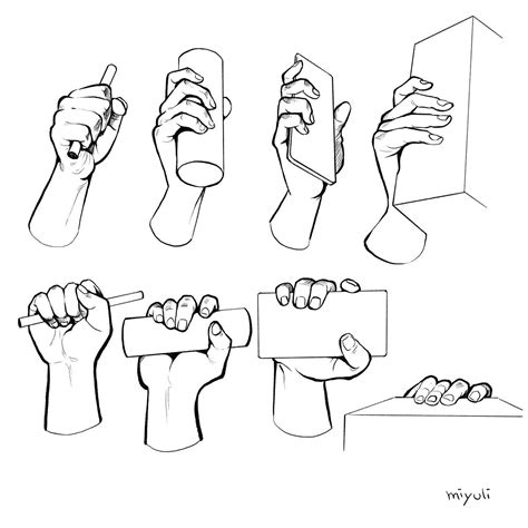 16 Drawing Hand Holding Object Hand Drawing Reference Drawing | Images ...