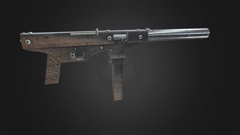 P. A. Luty's Submachine Gun - Download Free 3D model by Vasily (@3D ...