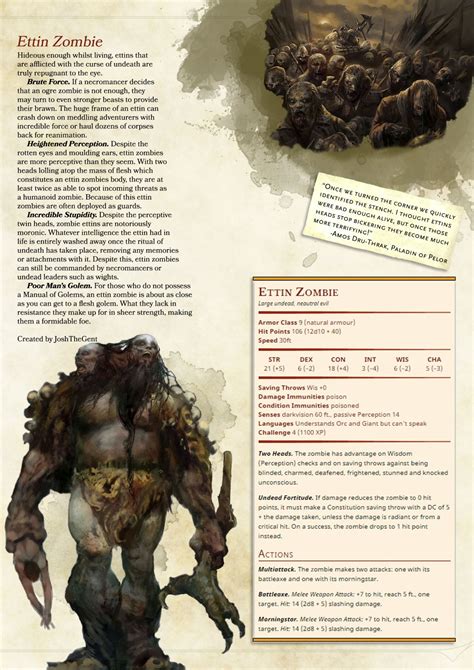 DnD 5e Homebrew (Search results for: undead) D D Homebrew, Dnd 5e ...