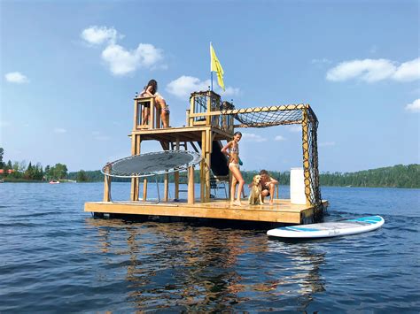 This dad's DIY Tarzan raft sets a new standard for fun on the water ...