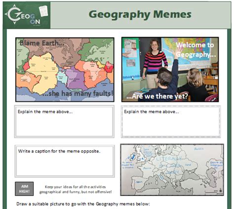 Geography Memes | Teaching Resources