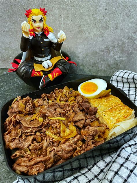 Rengoku's Bento: Inspired by Demon Slayer (gluten free)