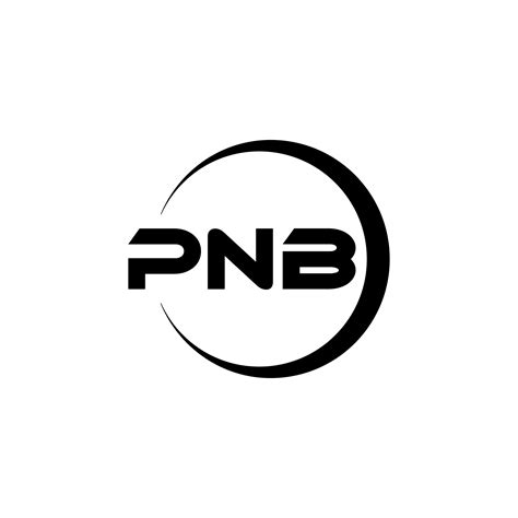 PNB letter logo design in illustration. Vector logo, calligraphy ...