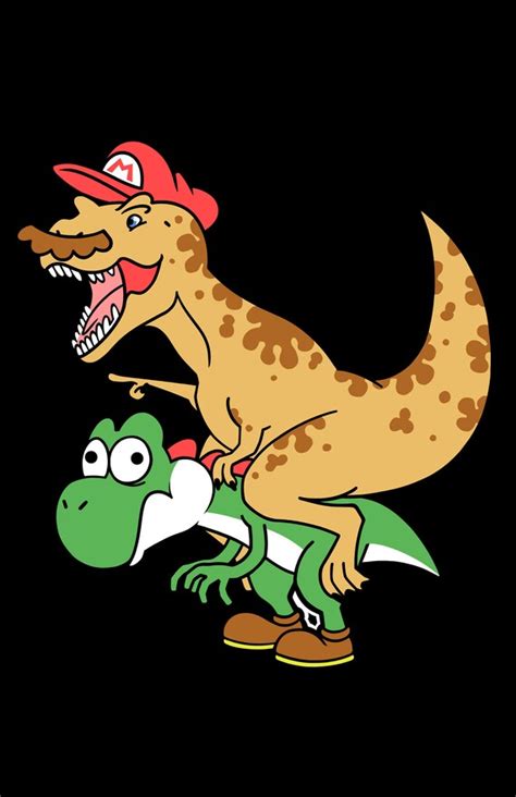 Dino Mario Odyssey 11 x 17 Glossy Print | Etsy